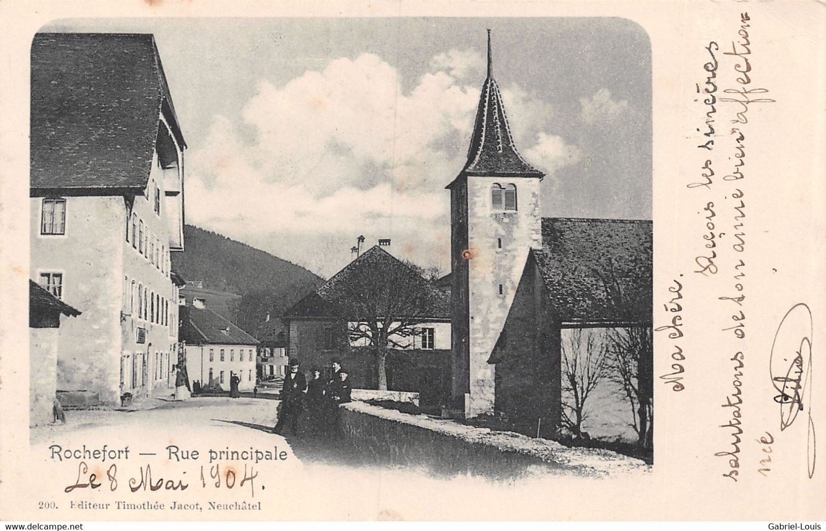 Rochefort - Rue Principale - Animée 1904 - Rochefort