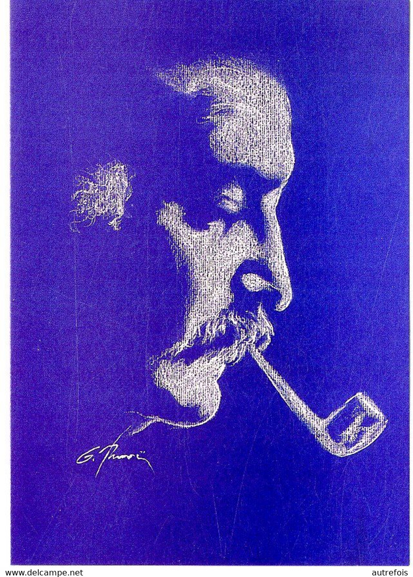 GEOGES BRASSENS   PRECENSE   ILLUSTRATION G THIERCY 1998  -  TIRAGE 500 EX - Artistas