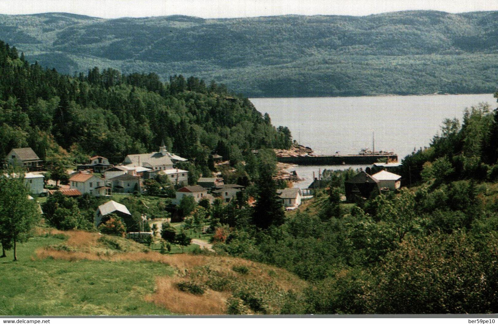 CANADA QUEBEC SAGUENAY VUE DU VILLAGE SAINTE ROSE DU NORD - Saguenay