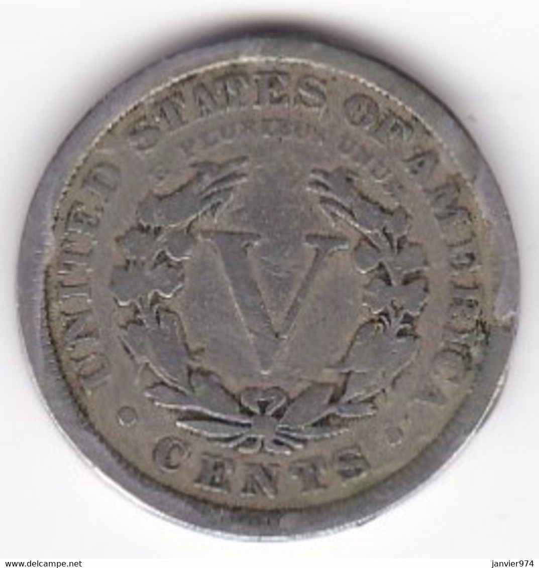 Etats-Unis . Five Cent 1904 . Liberty - 1883-1913: Liberty