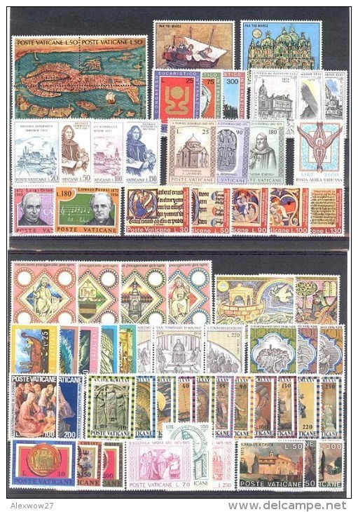 Vaticano 1963/78 Collezione Completa / Complete Collection Paolo VI MNH/** - Annate Complete