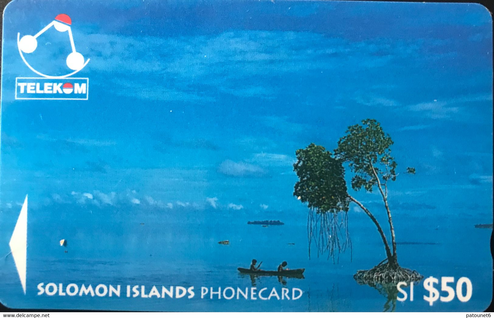 SALOMON  -  Phonecard  -  Solomon Telecom Company  -  Canoes  -  SI $50 - Solomoneilanden