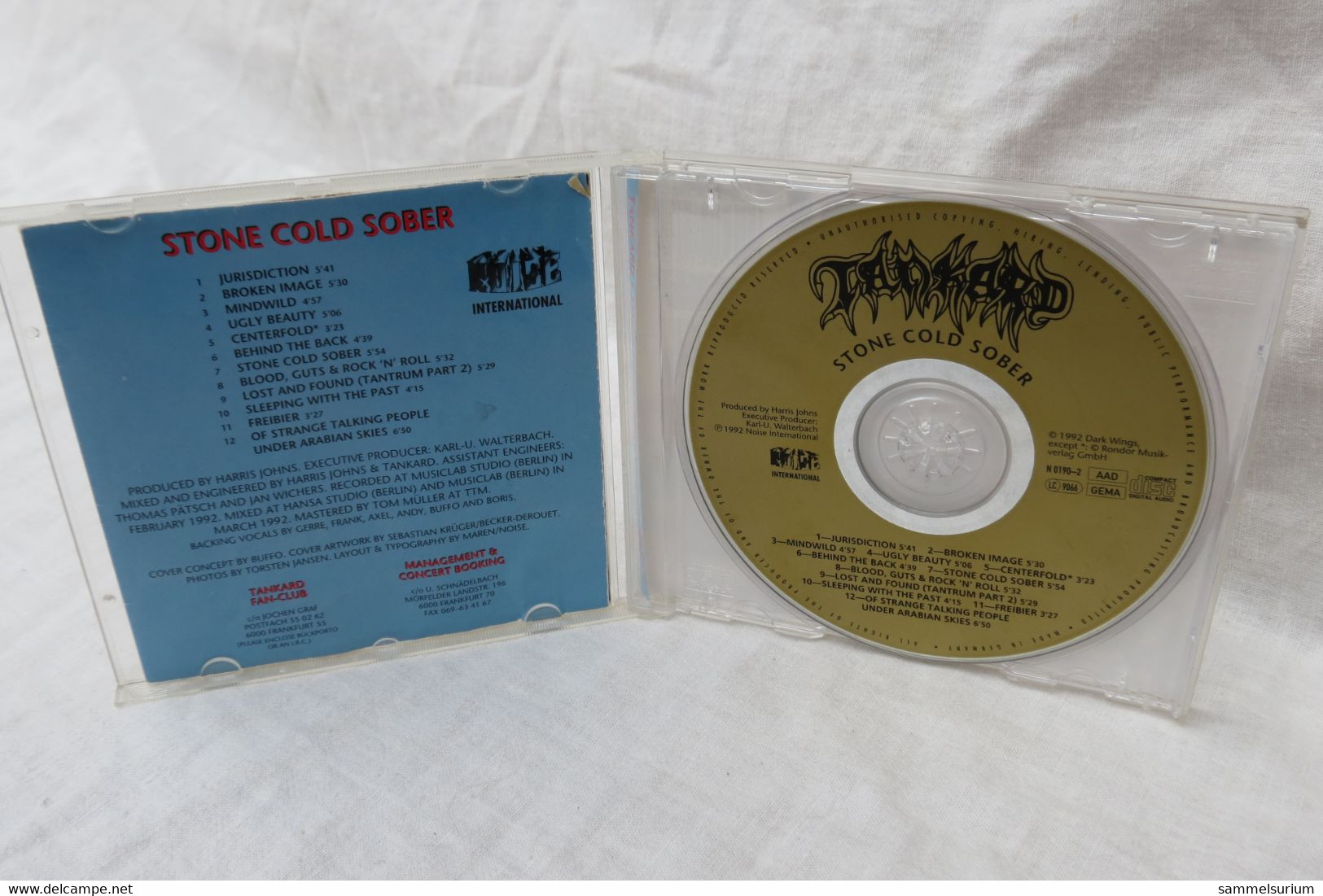 CD "Tankard" Stone Cold Sober - Hard Rock En Metal