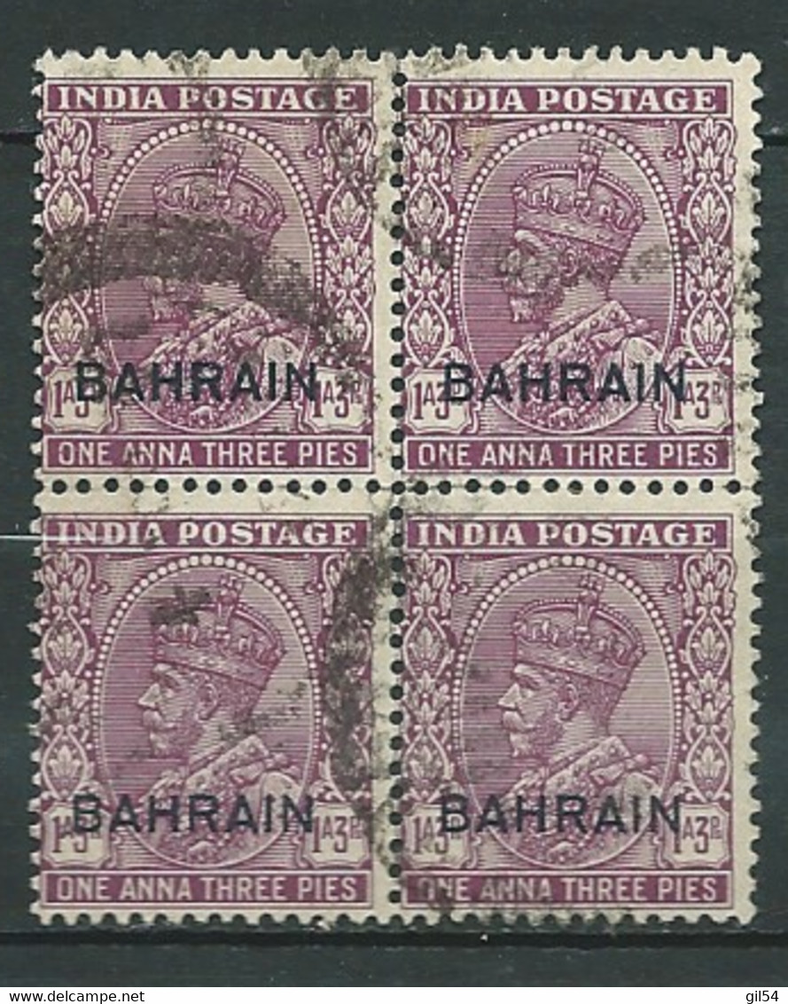 Bahrain -  Yvert N°  8 Oblitéré   ( Bloc De 4 )  -  Pa 23011 - Bahrein (...-1965)