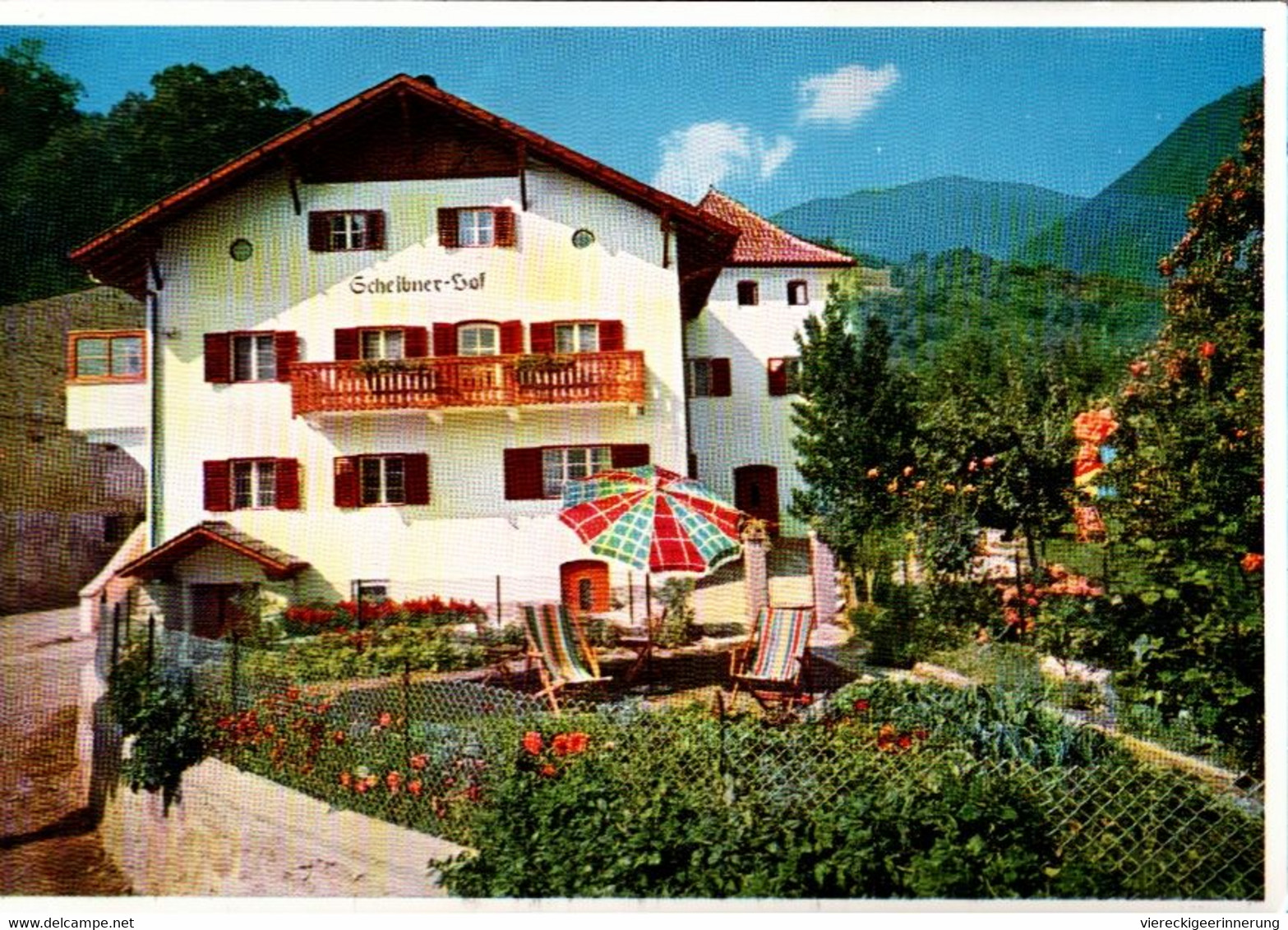!  Moderne Ansichtskarte Pension Scheibnerhof Lana Bei Meran, Südtirol - Merano