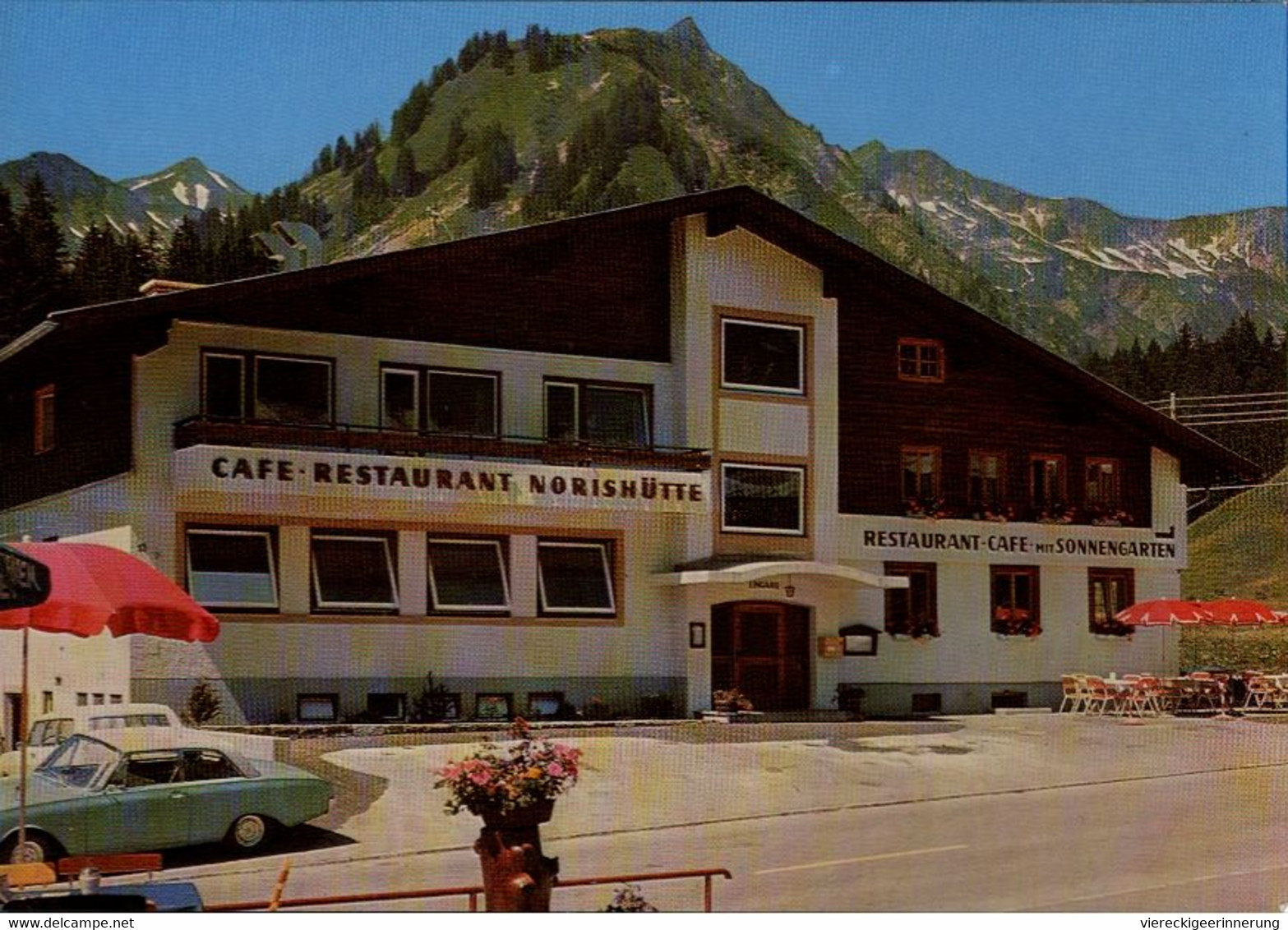 !  Ansichtskarte Baad Kleinwalsertal, Restaurant Norishütte, Österreich, Auto - Andere & Zonder Classificatie