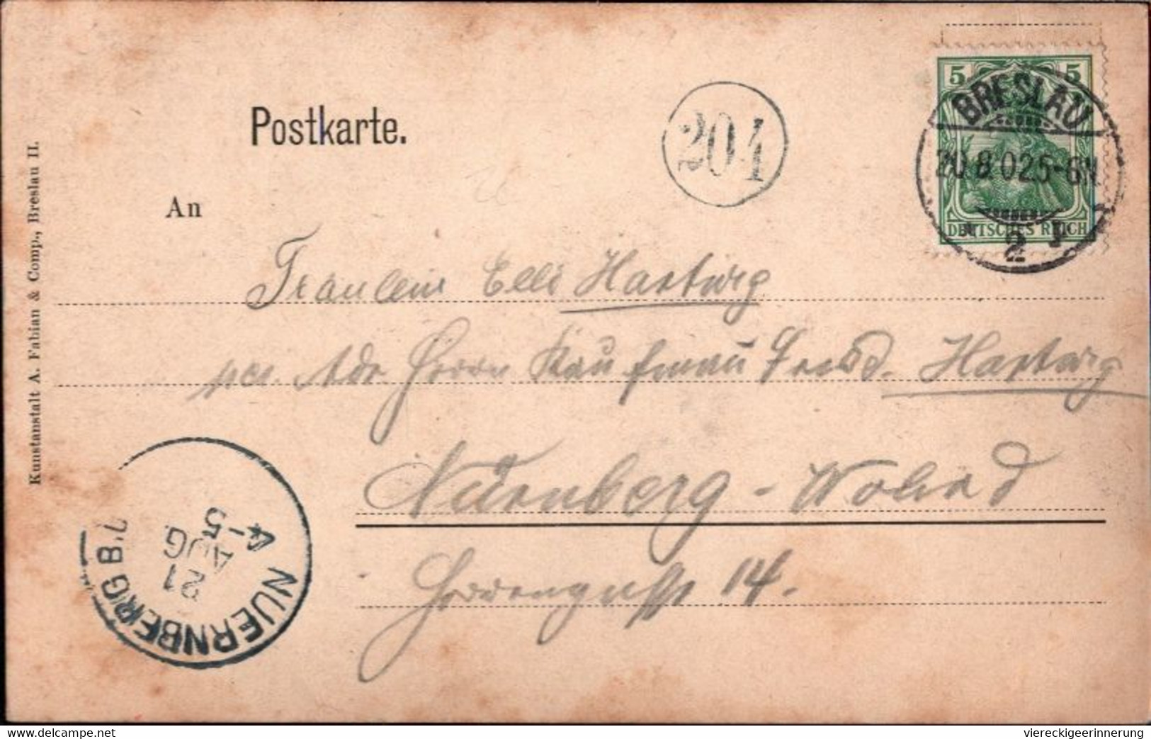 ! Alte Ansichtskarte Aus Breslau Scheitnig, Schweizerei, 1902, Wroclaw, Schlesien - Schlesien