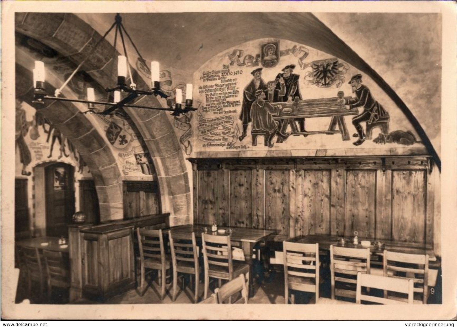! Alte Ansichtskarte Breslau, Restaurant Schweidnitzer Keller Im Rathaus - Poland