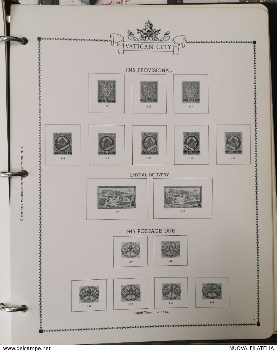 VATICANO 1852-1968 MINKUS PUBLICATIONS - Kisten Für Briefmarken