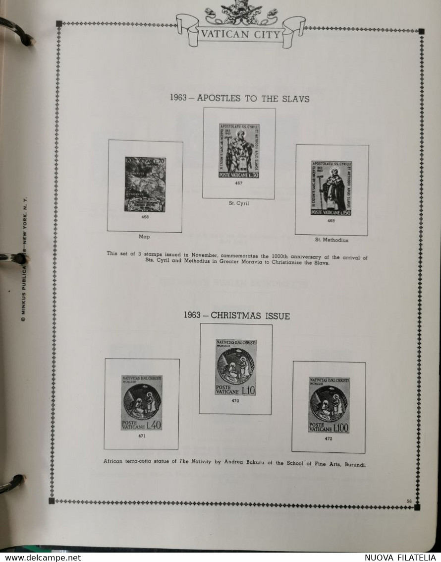 VATICANO 1852-1968 MINKUS PUBLICATIONS - Cajas Para Sellos