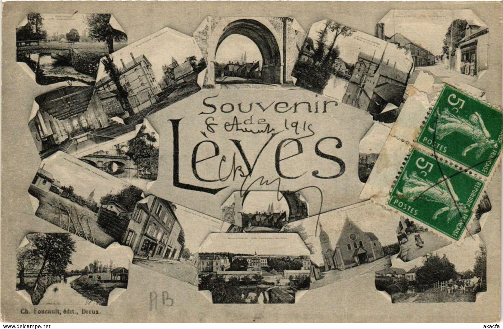 CPA LEVES - Souvenir (669899) - Lèves