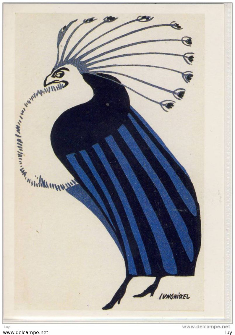 JUNGNICKEL Ludwig Heinrich; Pfau, Wiener Werkstätte Nr. 381  - TOP - Jungnickel