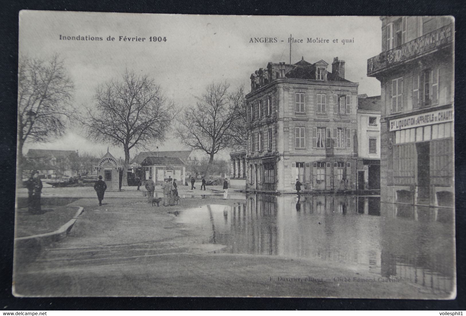 Angers - Inodation De Février 1904- Place Molière - Angers