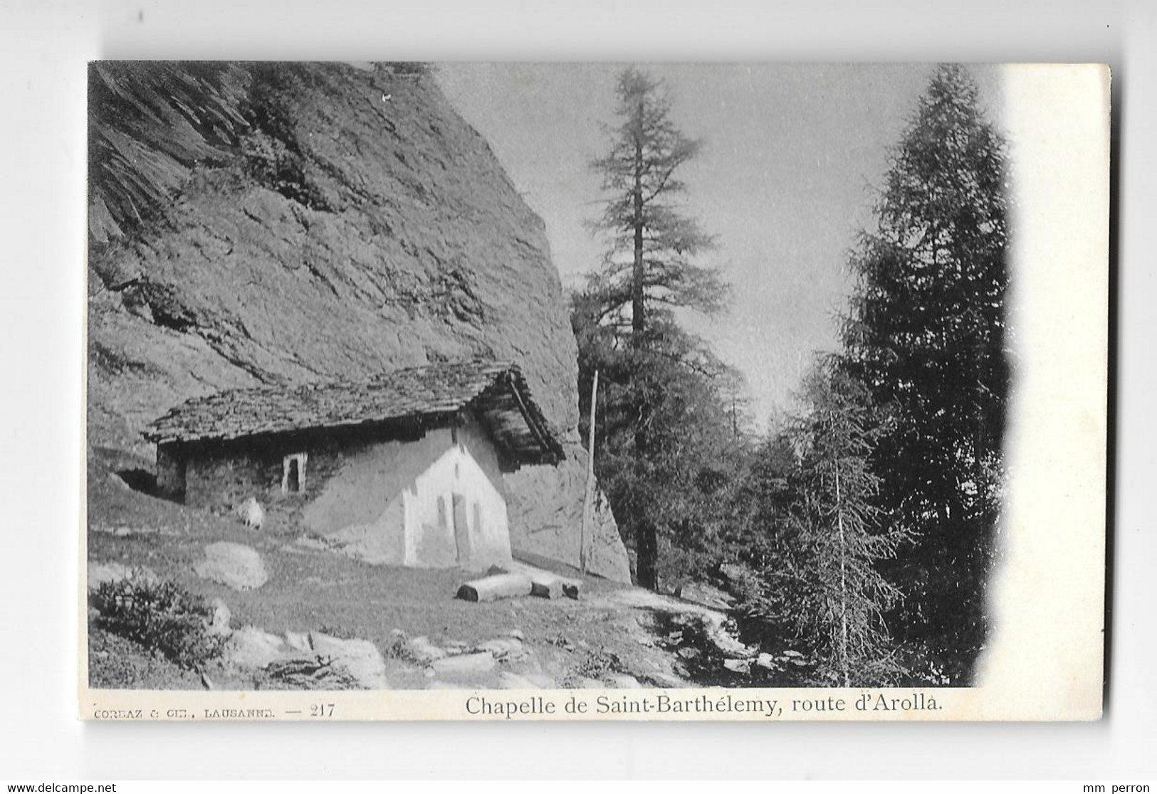 (30650-00) Suisse - Chapelle De Saint Barthélémy Route D'Arolla - Chapelle