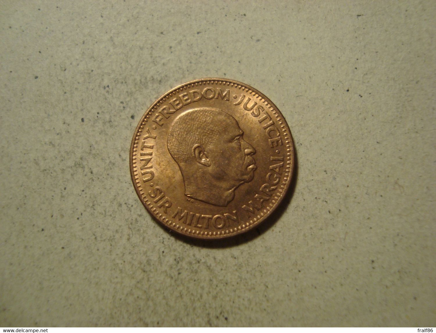 MONNAIE SIERRA LEONE 1/2 CENT 1964 - Sierra Leone