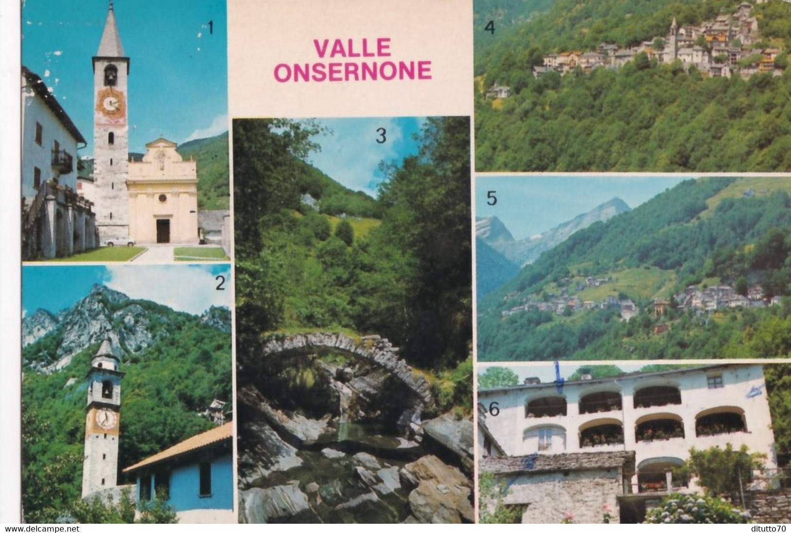 Valle Onsernone - Formato Grande Viaggiata – E 15 - Onsernone