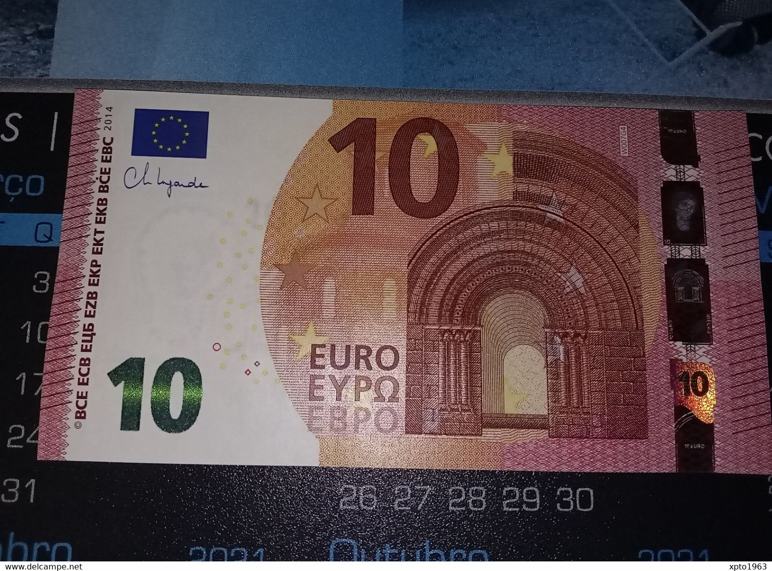 10 EURO " Germany " LAGARDE W 007 GA WA8199372628 / FDS - UNC - NEUF - 10 Euro