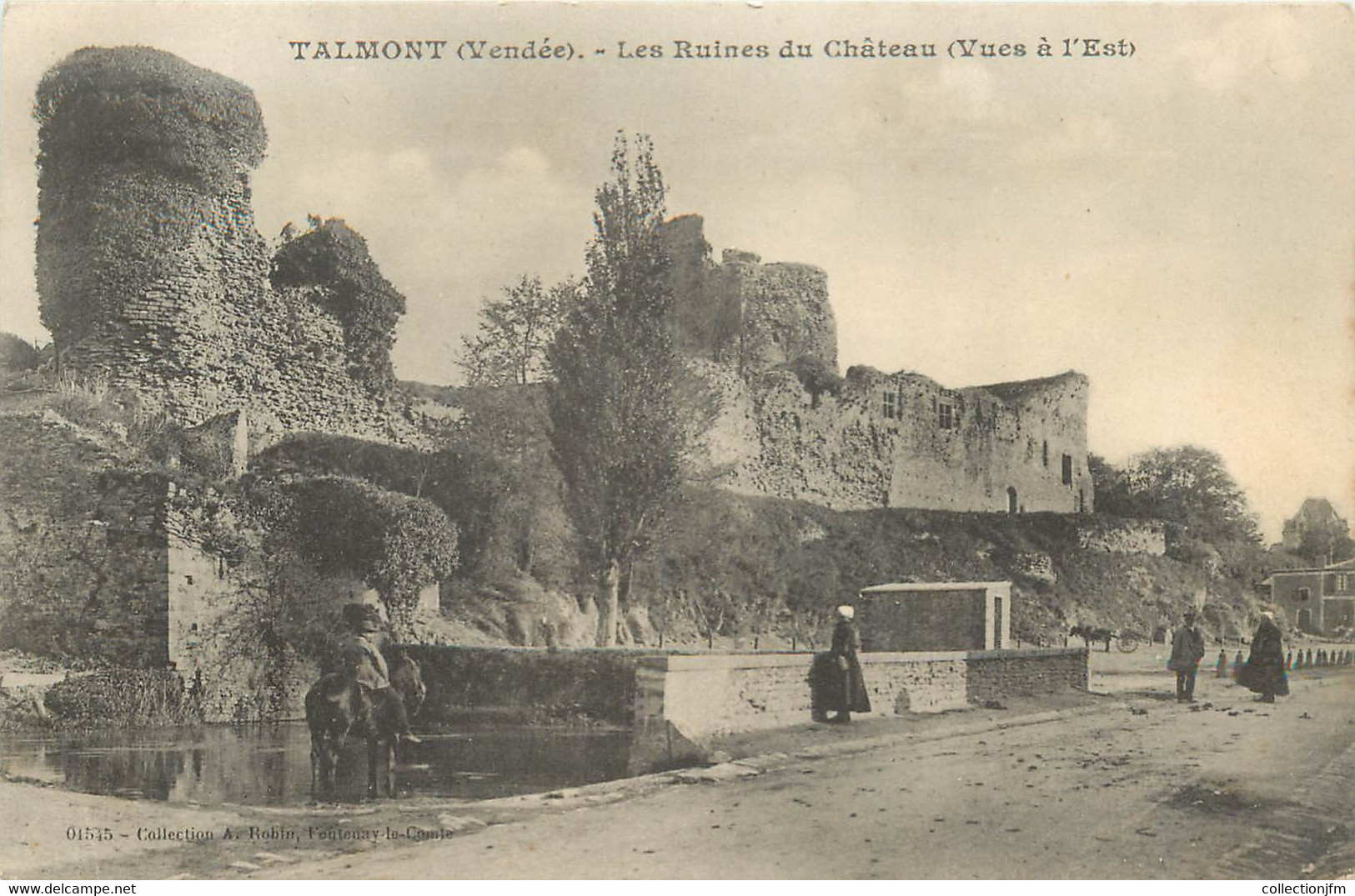 CPA FRANCE 85 "Talmont, Les Ruines Du Chateau" - Talmont Saint Hilaire