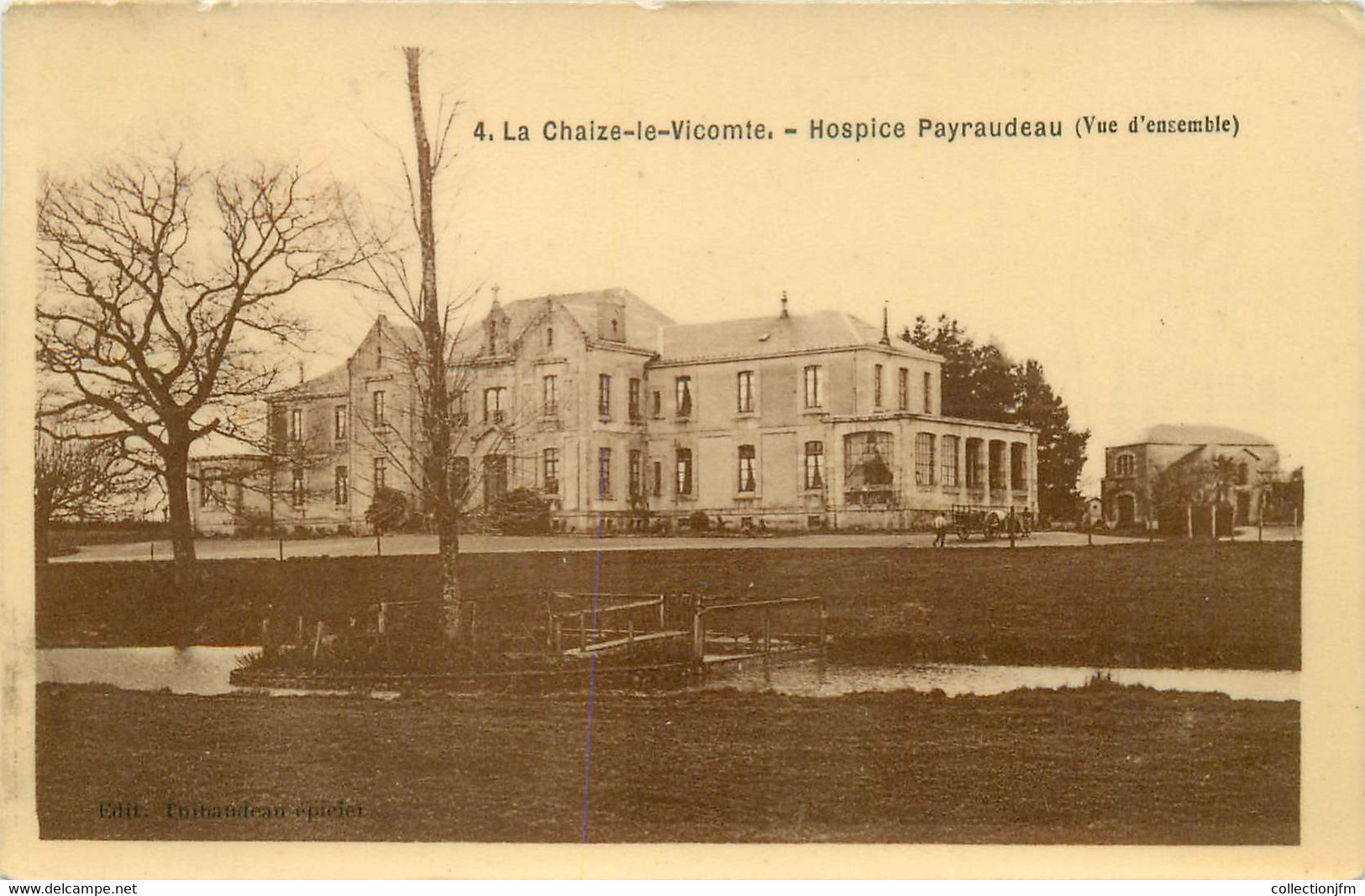 CPA FRANCE 85 "La Chaize Le Vicomte, Hospice Payraudeau" - La Chaize Le Vicomte