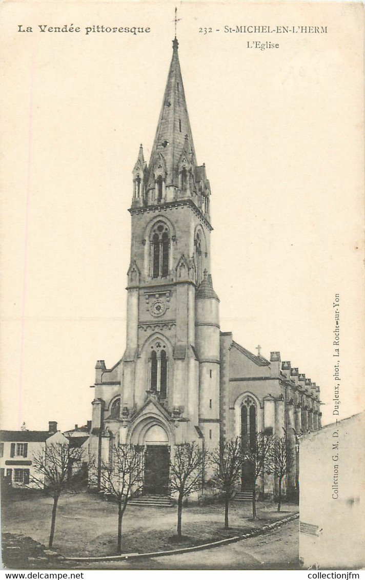 CPA FRANCE 85 "Saint Michel En L'Herm, L'Eglise" - Saint Michel En L'Herm