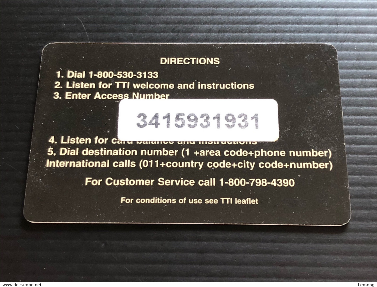 USA Phonecard, 1 Used Card - Sonstige & Ohne Zuordnung
