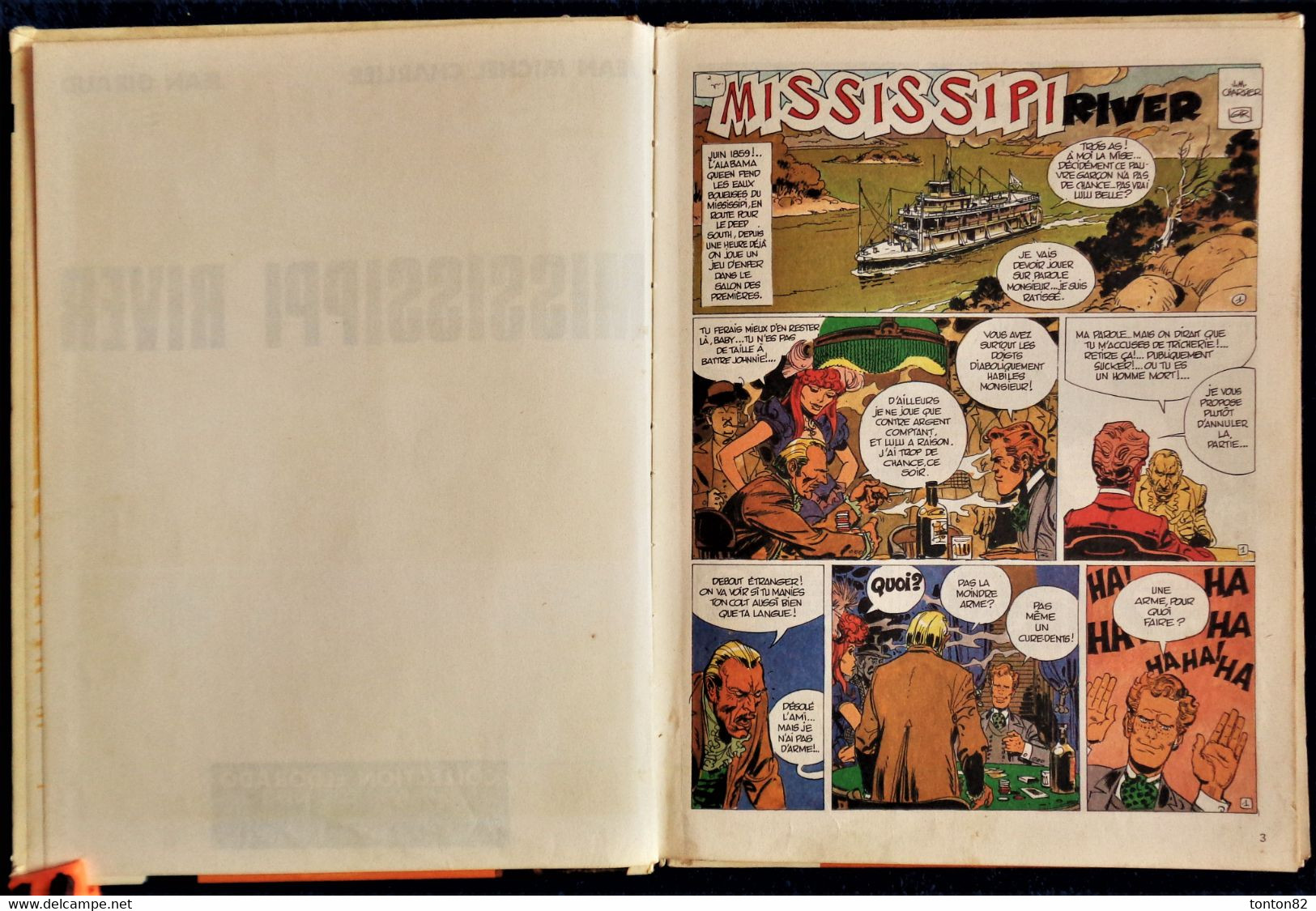 Jean Michel Charlier / Jean Giraud - Une Aventure De Jim Cutlass - Mississippi River - Les Humanoïdes Associés - EO 1979 - Jim Cutlass