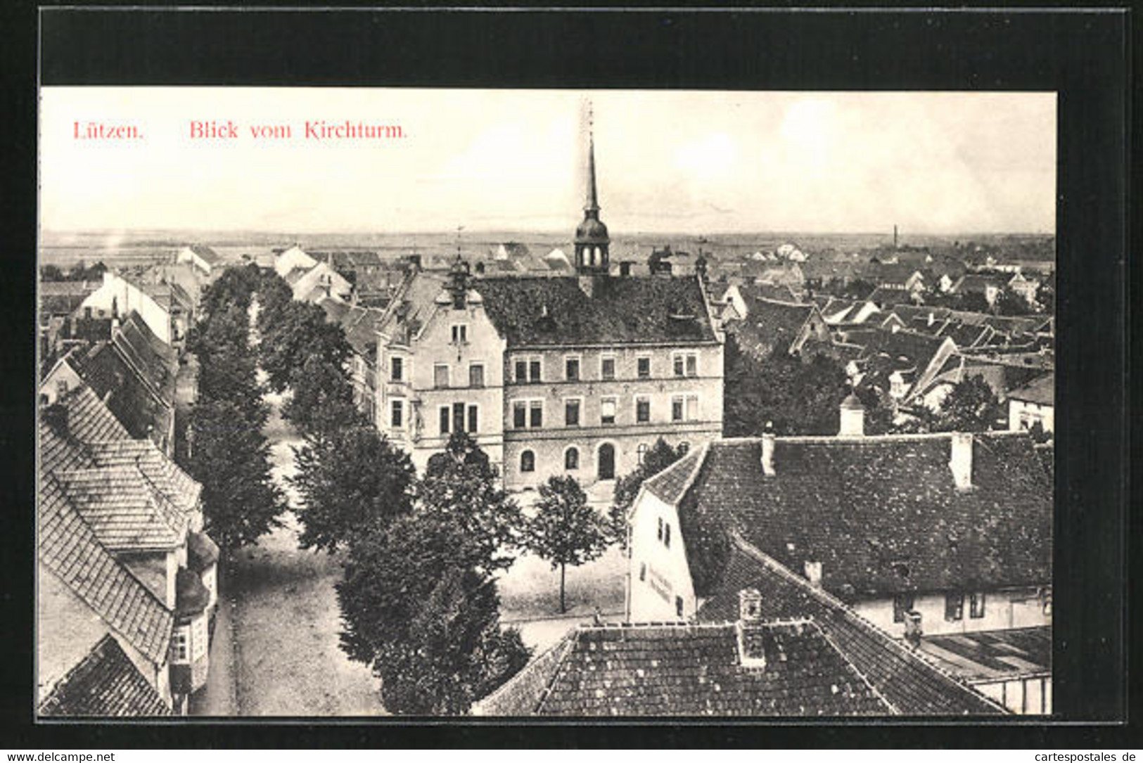 AK Lützen, Blick Vom Kirchturm - Lützen