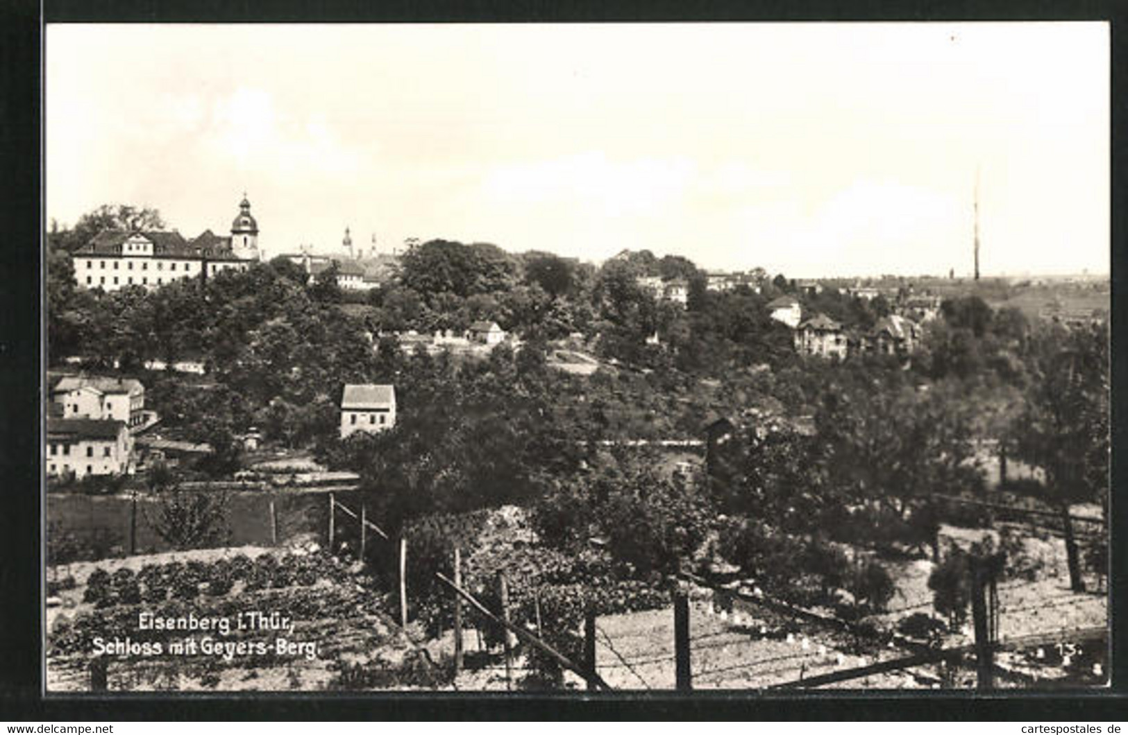 AK Eisenberg / Thüringen, Schloss Mit Geyers-Berg - Eisenberg