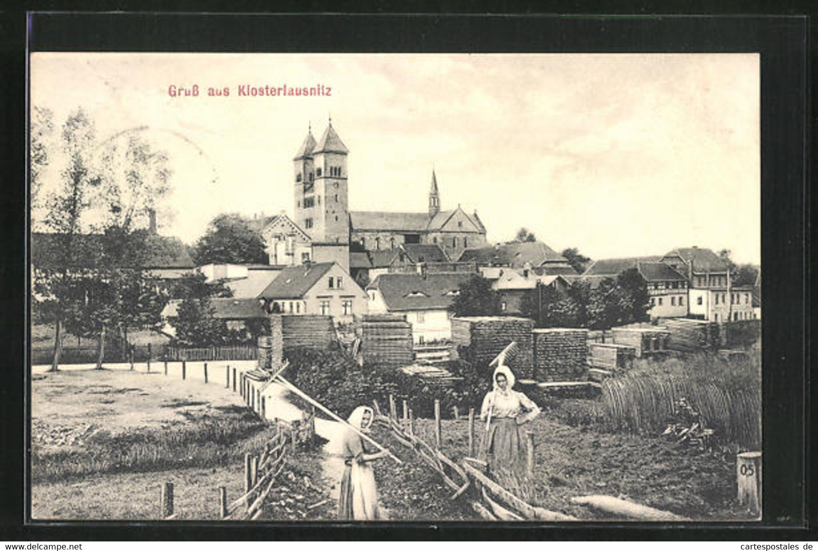 AK Klosterlausnitz, Totaleansicht Von Der Kirche - Bad Klosterlausnitz