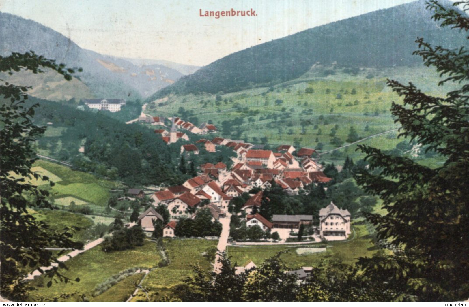 CPA    SUISSE   LANGENBRUCK---1912 - Langenbruck