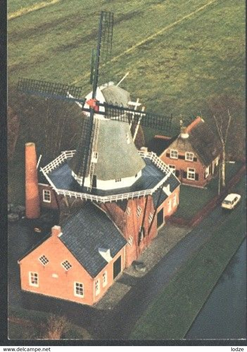 Nederland Holland Pays Bas Zuidlaren Molen Vanuit De Lucht - Zuidlaren