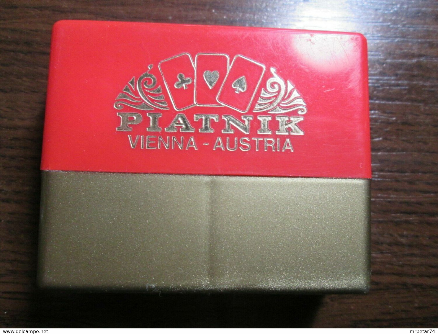 Vintage Piatnik Mini Patience Playing Cards In Case - 54 Cartes