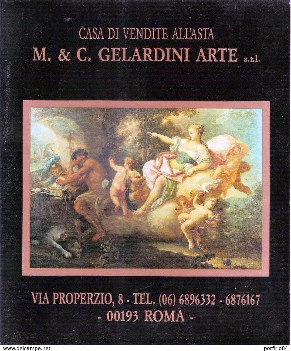 CASA DI VENDITA ALL'ASTA M & C GELARDINI ARTE CATALOGO QUADRI - MOBILI -STAMPE - Handbücher Für Sammler