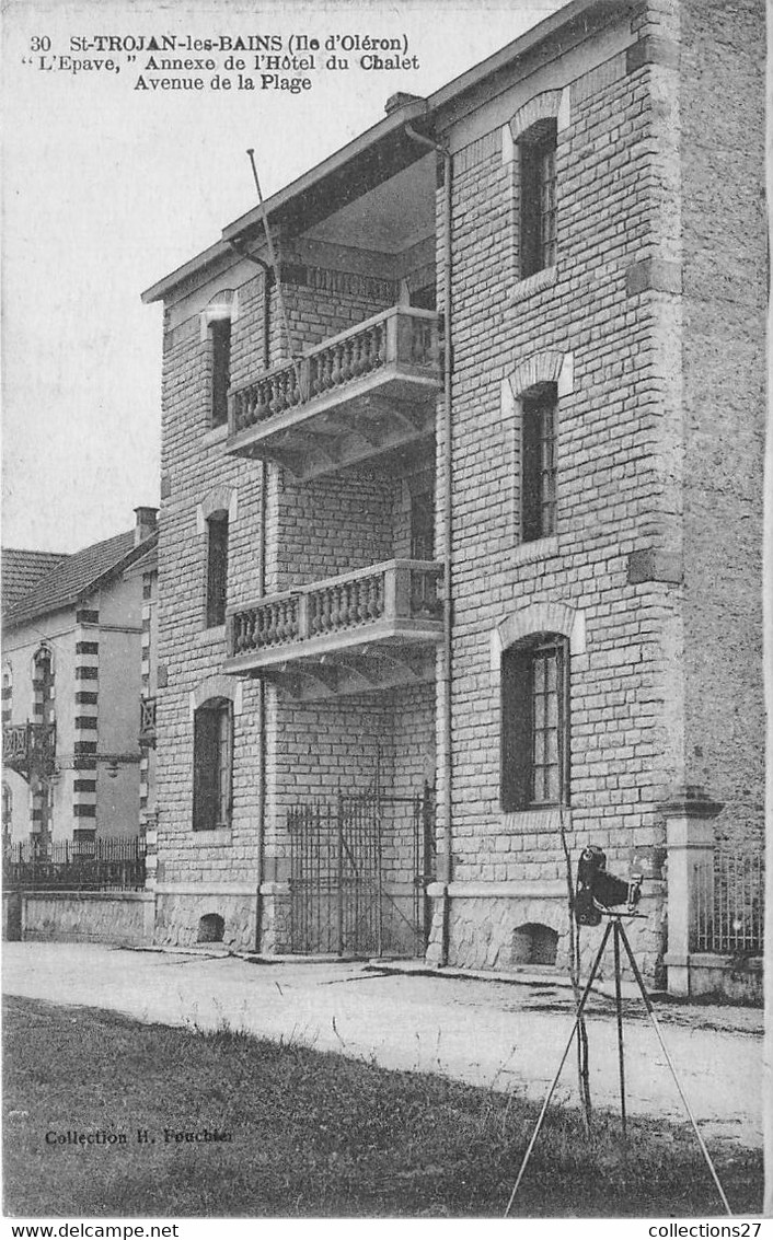 17-ILE-D'OLERON-SAINT-TROJAN-LES-BAINS-L'EPAVE, ANNEXE DE L'HÔTEL DU CHALET AVENUE DE LA PLAGE - Ile D'Oléron