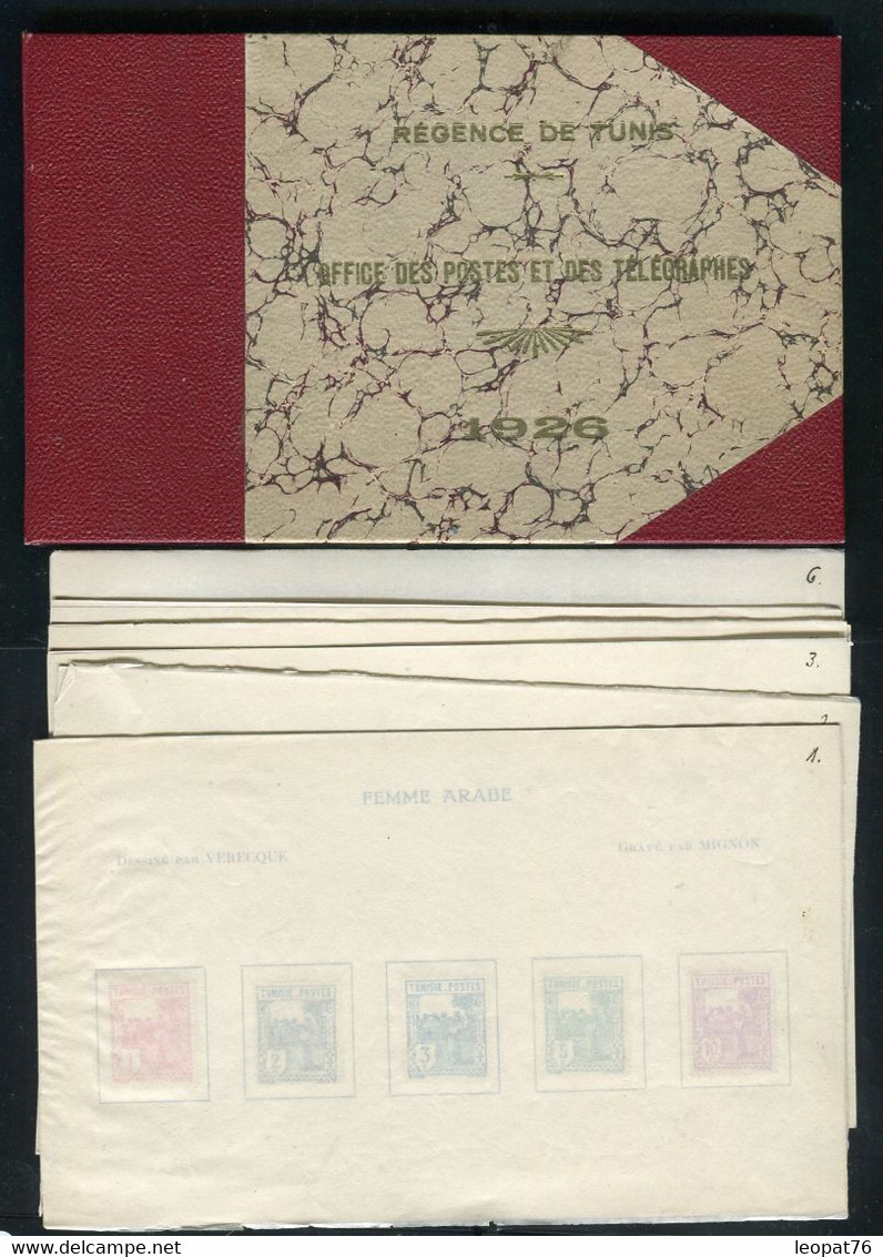 Tunisie - Livret Avec Feuillets Libre De La Poste De Tunis En 1926 - Voir Les 7 Scans - M 80 - Covers & Documents