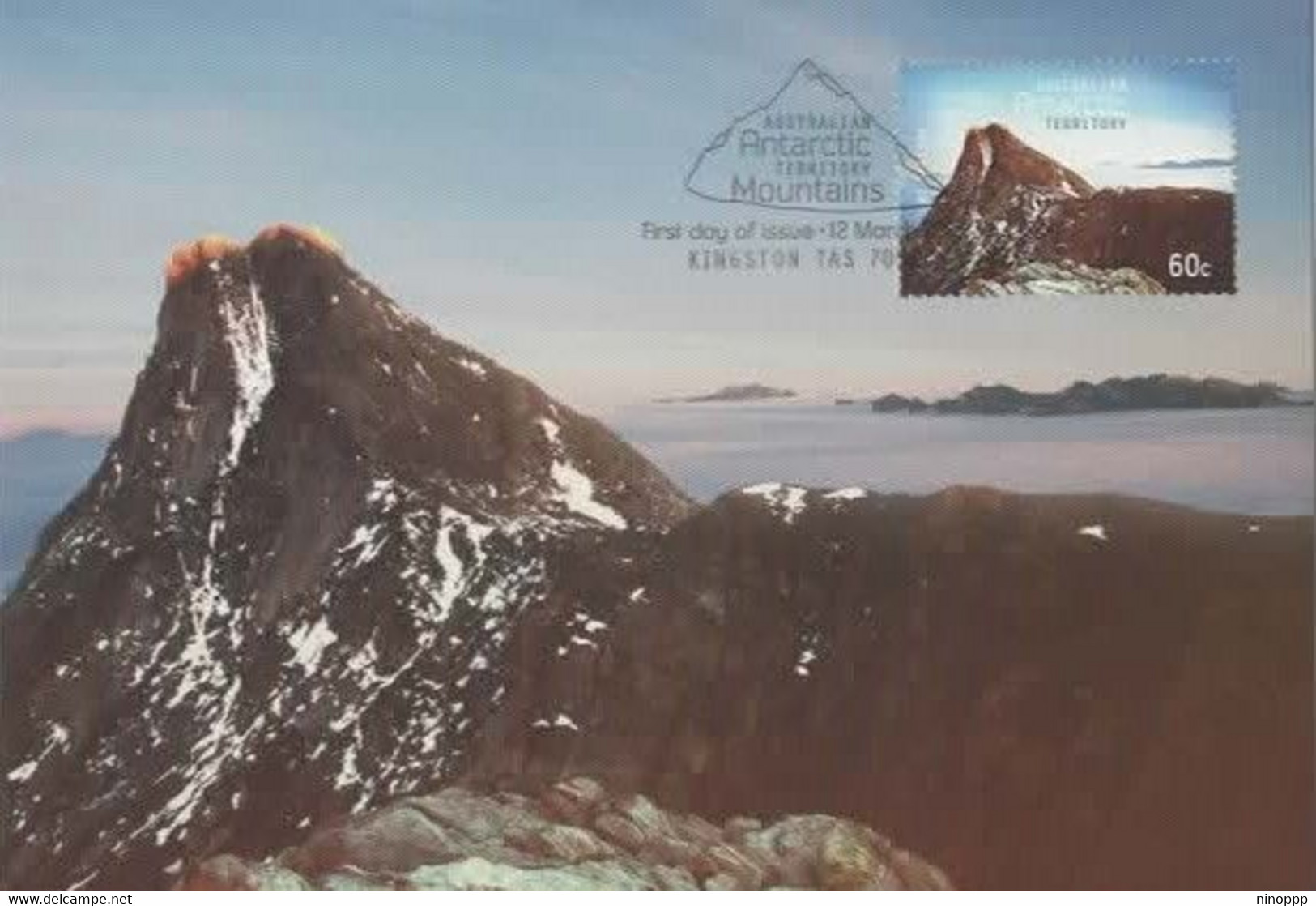 Australian Antarctic Territory  2013 Mountains,Mt Parsins,maximum Card - Maximumkarten