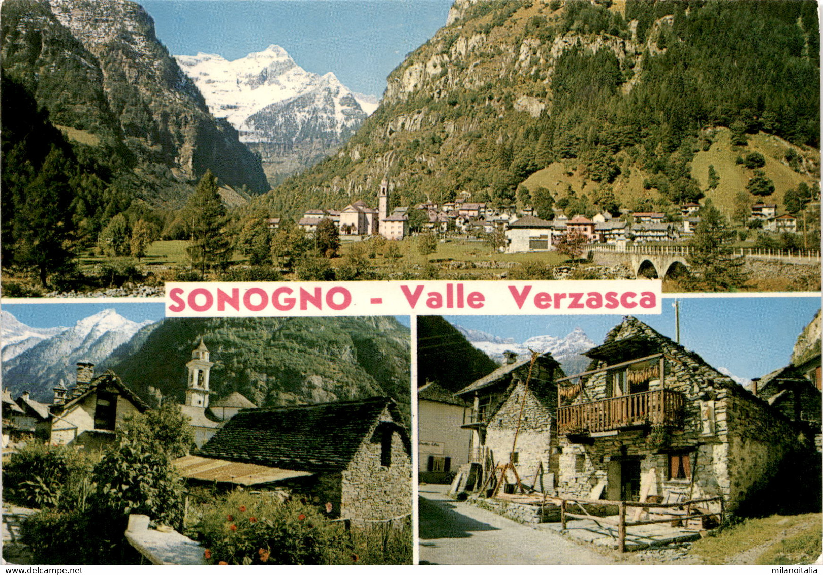 Sonogno - Valle Verzasca - 3 Bilder (1081) * 6. 9. 1982 - Verzasca