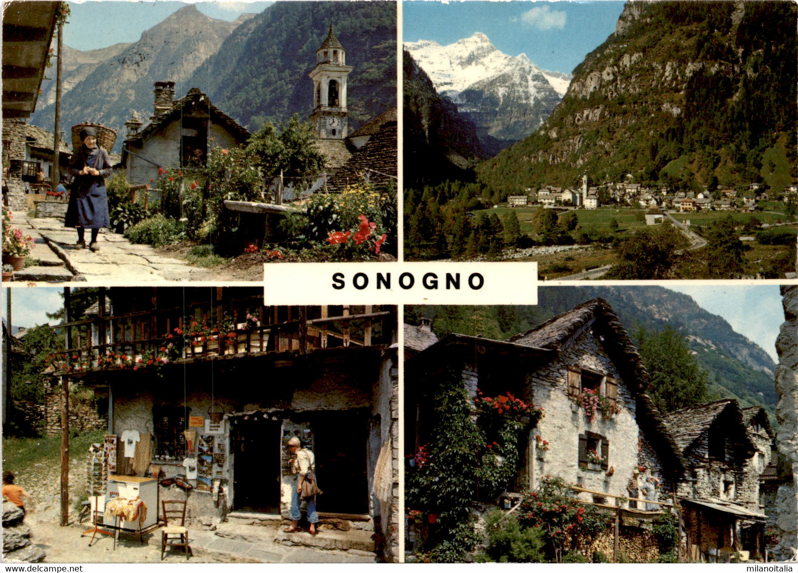 Sonogno - 4 Bilder (9206) * 12. 6. 1978 - Sonogno