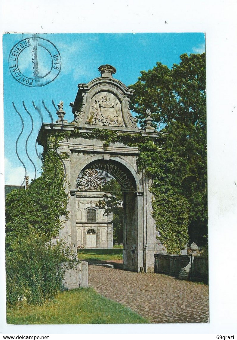 Fontaine L'Evêque Château Bivort   ( Carte Ayant Voyagé ) - Fontaine-l'Evêque