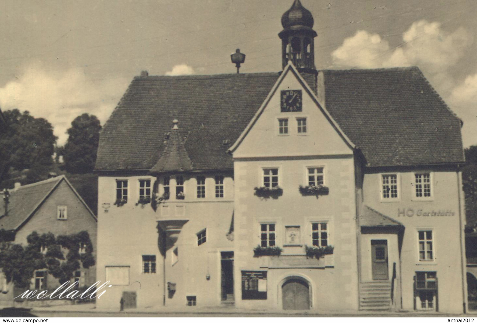 Rarität MB Rastenburg Th. Schwimmbad Freibad HO-Gaststätte Im Rathaus Wohnhäuser 15.8.1962 - Rastenburg