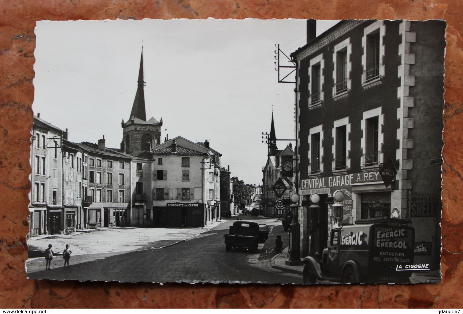 CRAPONNE SUR ARZON (43) - PLACE DU FAUBOURG CONSTANT - CENTRAL GARAGE A REY - Craponne Sur Arzon