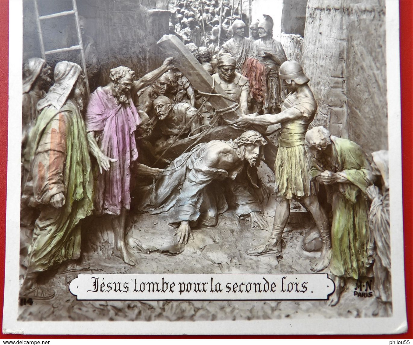 Cpa BELEM  Lembrenca Da 1r Communhao 1915 Jesus Tombe Pour La Seconde Fois - Belém