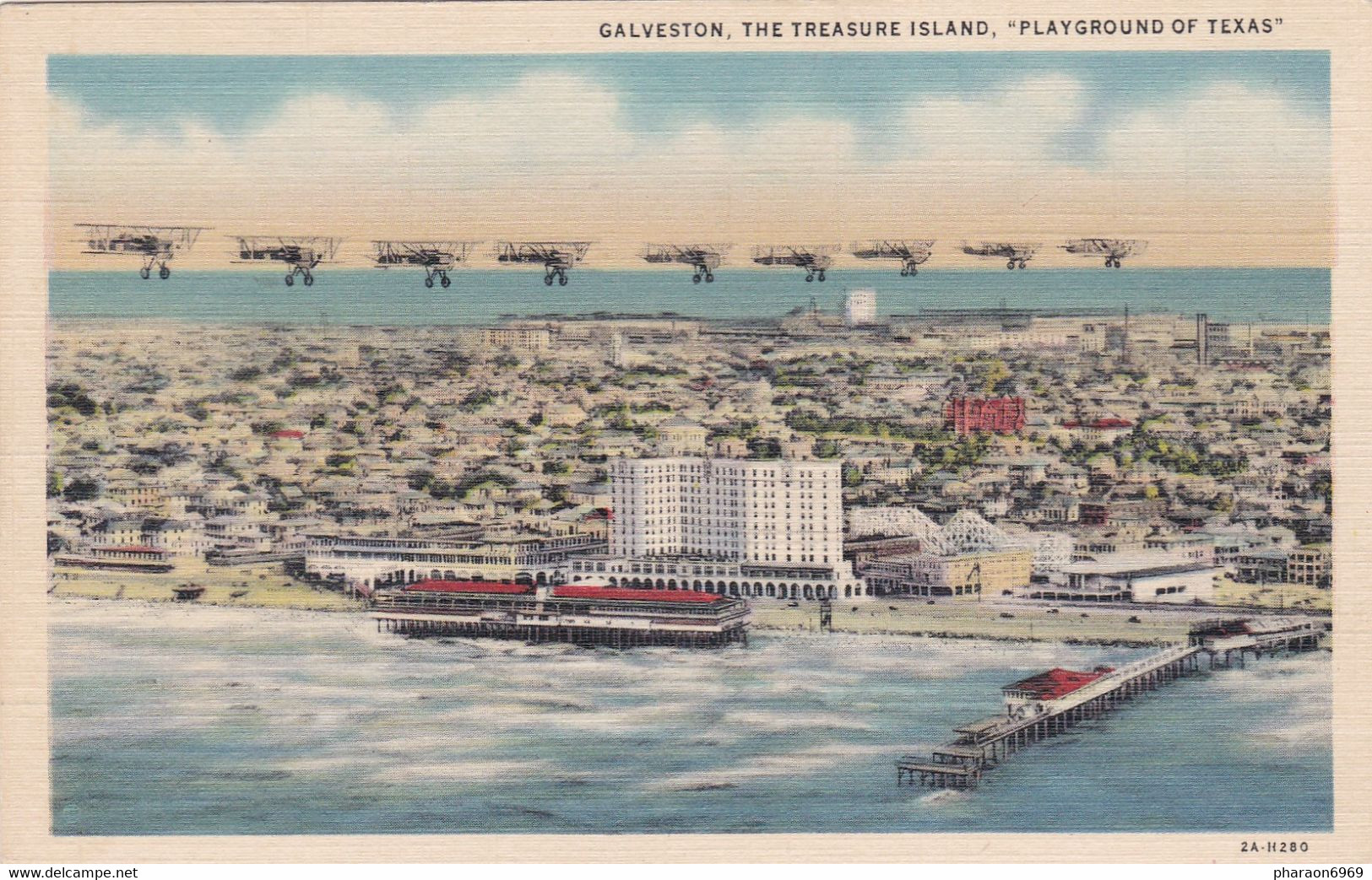 Galveston The Treasure Island Flayground Of Texas Planes - Galveston