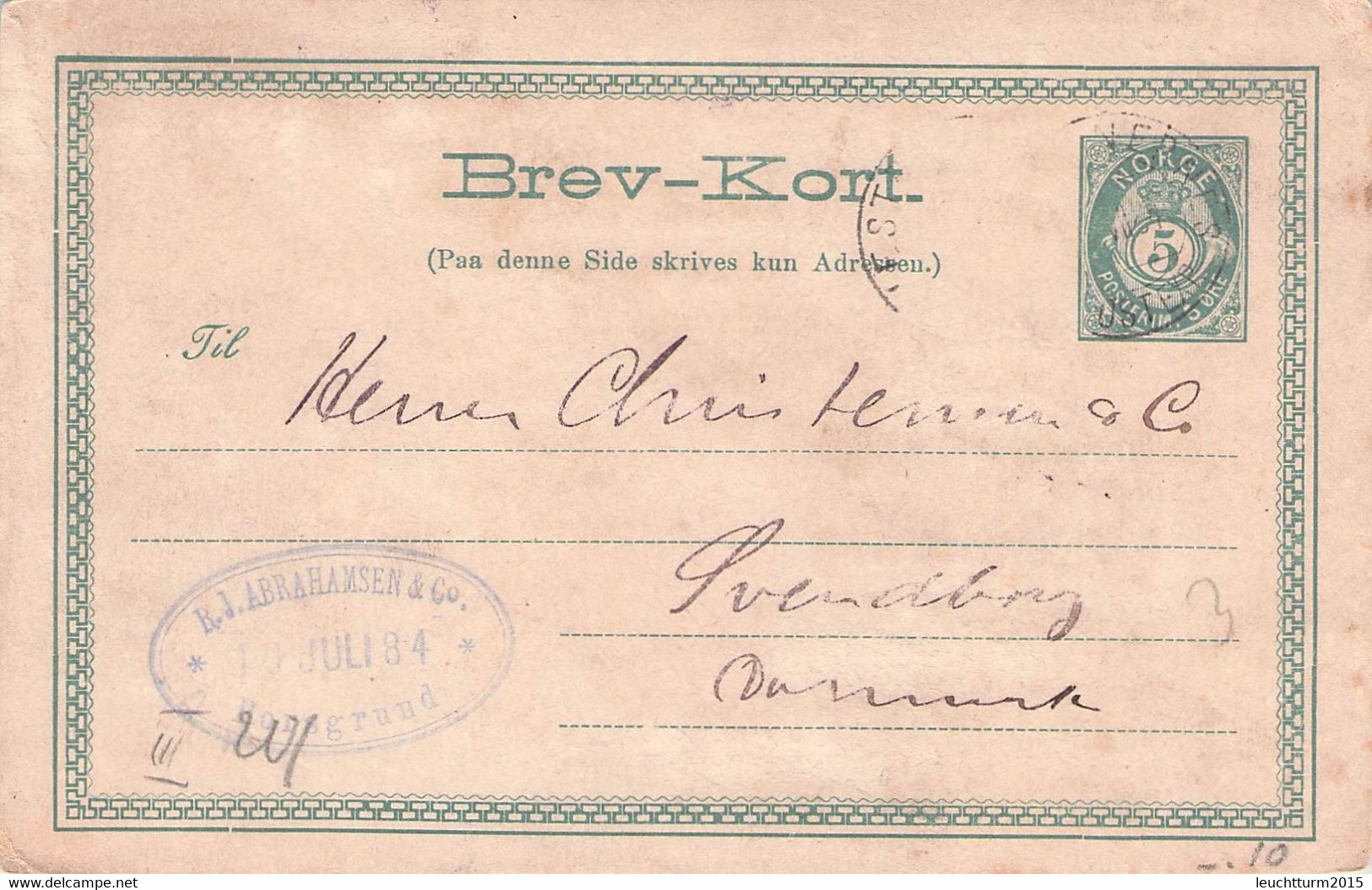 NORWAY - SET 10 X POSTCARD 1884-1923 /QF207 - Enteros Postales