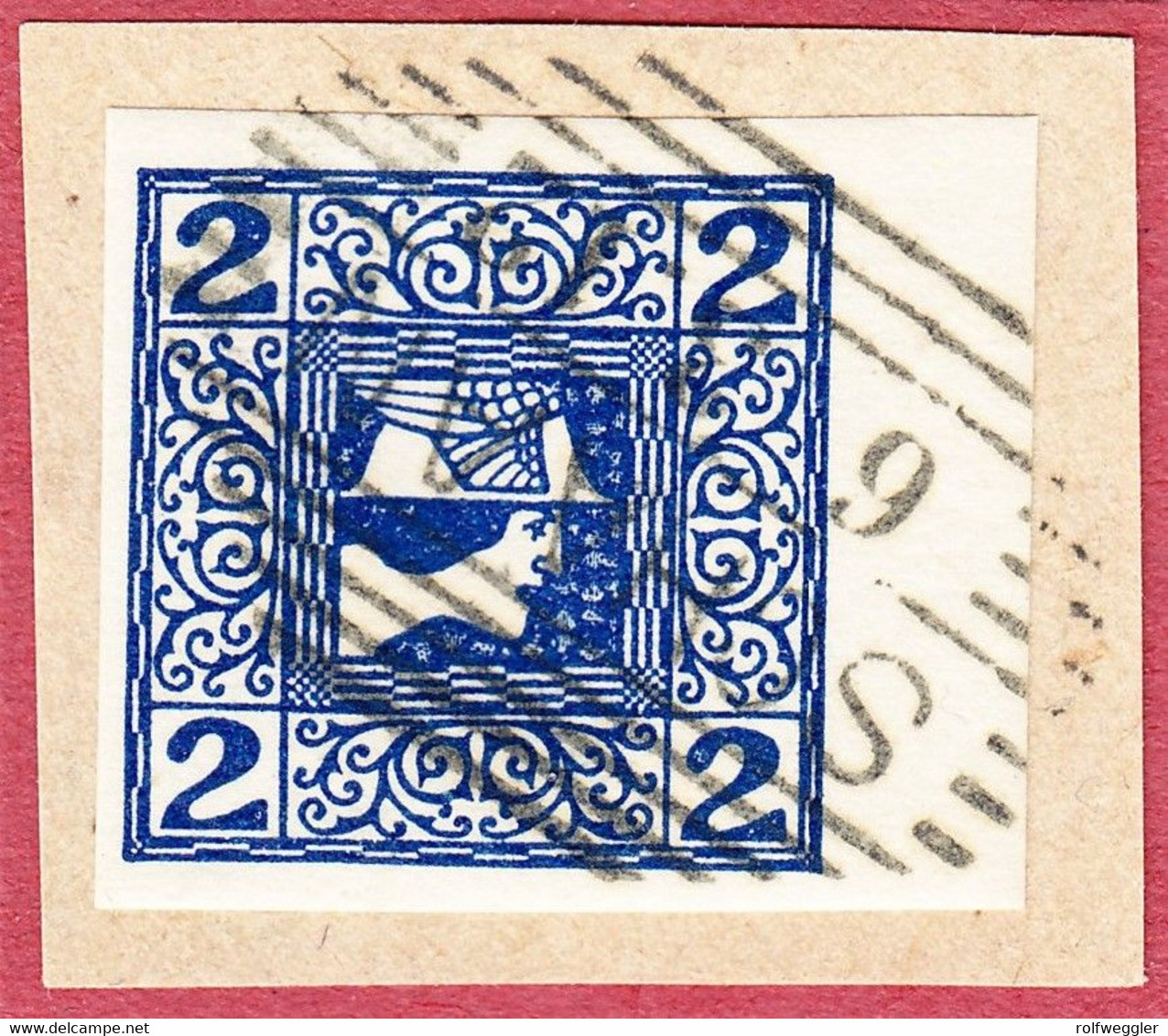 1908 Vorläufer, 2 Heller Stempel Schaan Auf österreichischer Zeitungsmarke. Kat Nr. MI 157. Auf Briefstücklein - ...-1912 Precursores