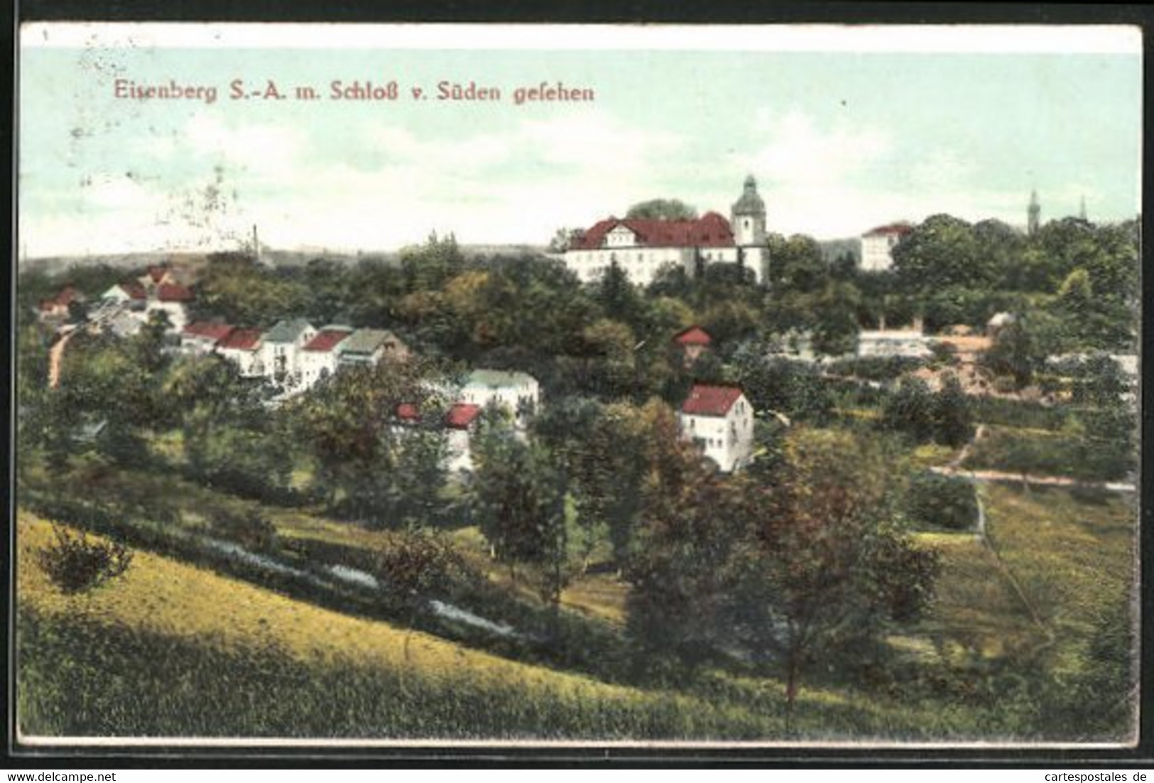 AK Eisenberg, Schloss Von Süden Gesehen - Eisenberg