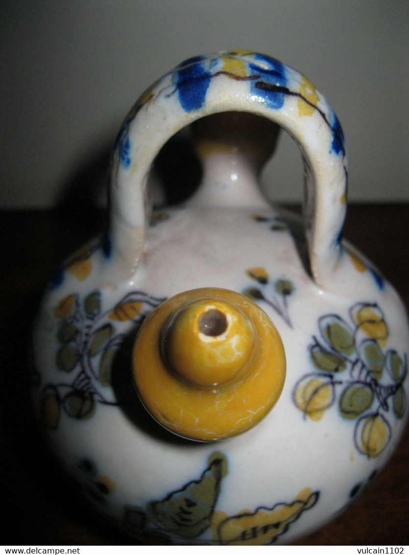 GARGOULETTE DITE CANTIR EN TERRE CUITE FAIENCE DE TALAVERA ESPAGNE