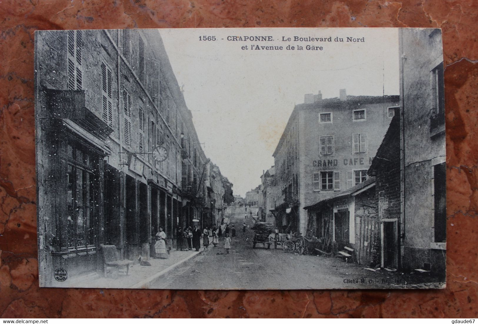 CRAPONNE (43) - LE BOULEVARD DU NORD ET L'AVENUE DE LA GARE - Craponne Sur Arzon