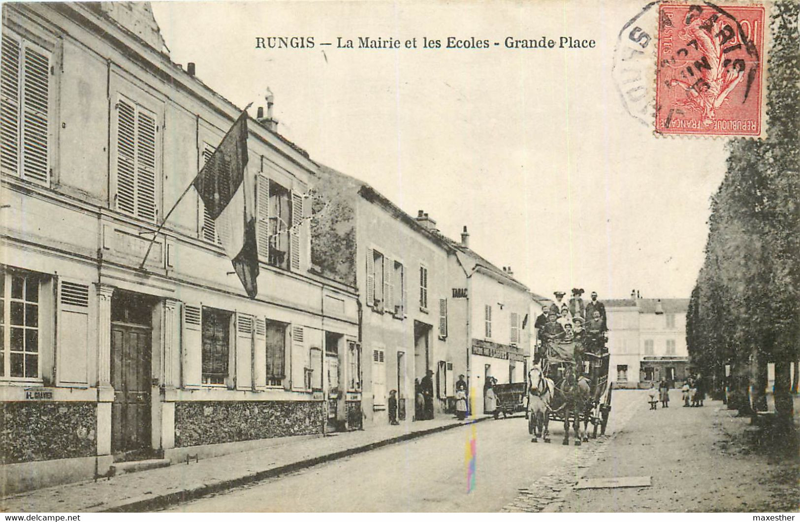 RUNGIS La Mairie Et Les écoles (voiture Hippomobile) - Rungis