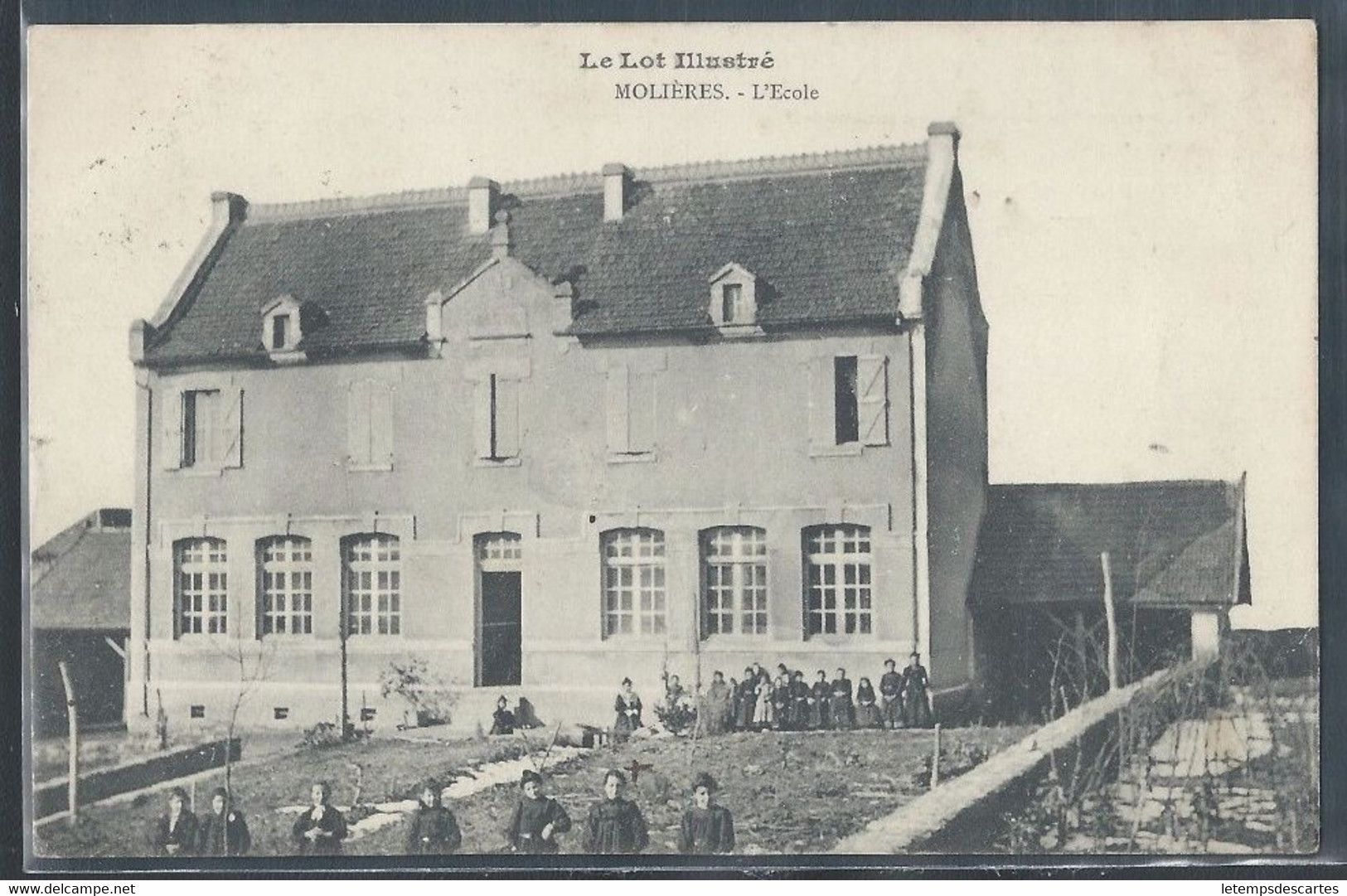 CPA 82 - Molières, L'école - Molieres